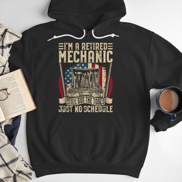 Retired Car Mechanic Tool Retirement Dad Grandpa Men Men Hoodie