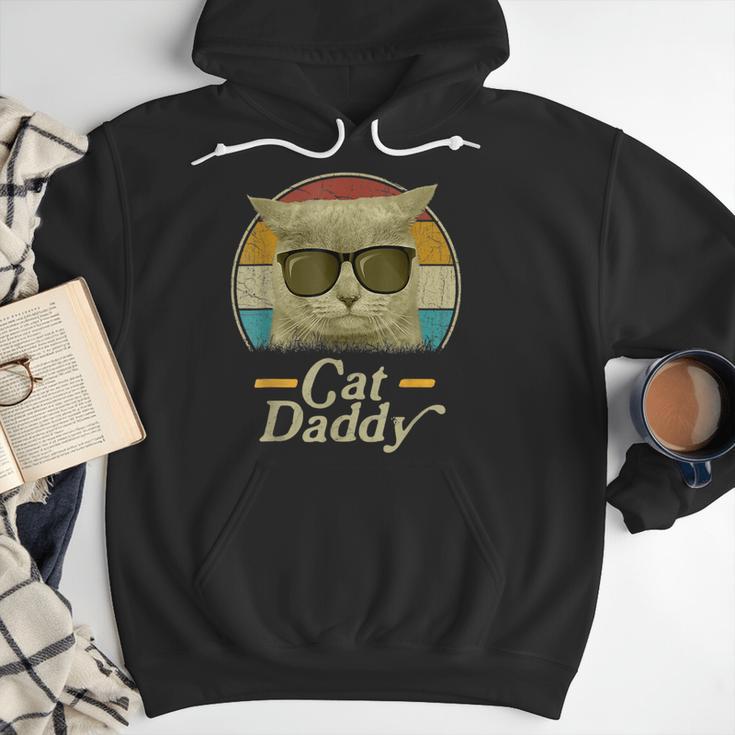 Retro Cat Daddy 80s 90s Style Sunglasses Men Hoodie Retro Cat Daddy 80s 90s Style Sunglasses Men Hoodie