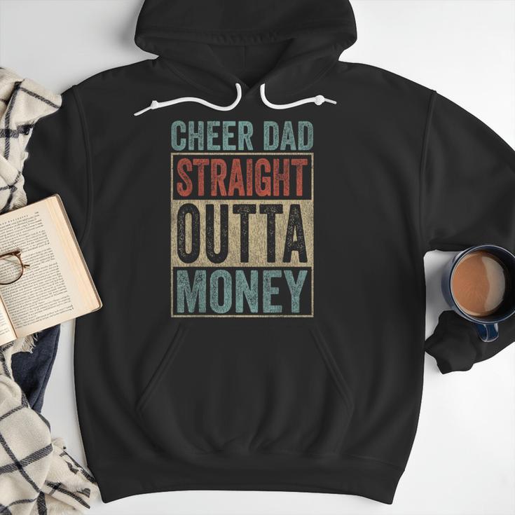 Retro Cheer Dad Straight Outta Money Men Hoodie