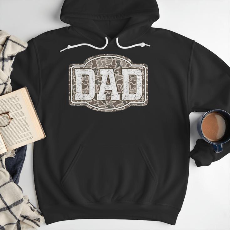 Retro Old Camo Dad Camouflage Hunting Season Father's Day Men Hoodie Retro Old Camo Dad Camouflage Hunting Season Father's Day Men Hoodie