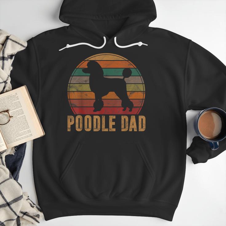 Retro Poodle Dad Dog Owner Pet Poodle Father Men Hoodie