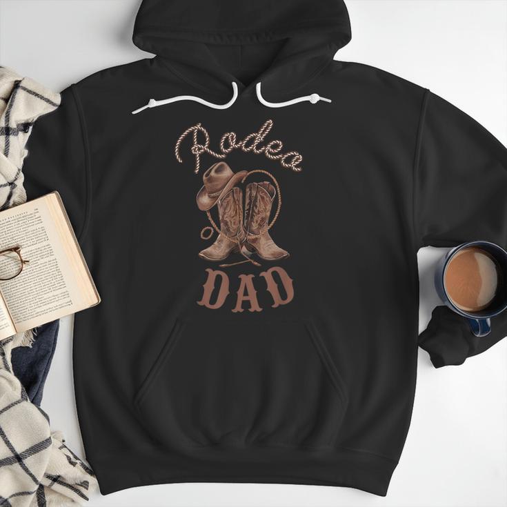 Rodeo Dad Western Cowboy Birthday Boy Family Matching Party Men Hoodie