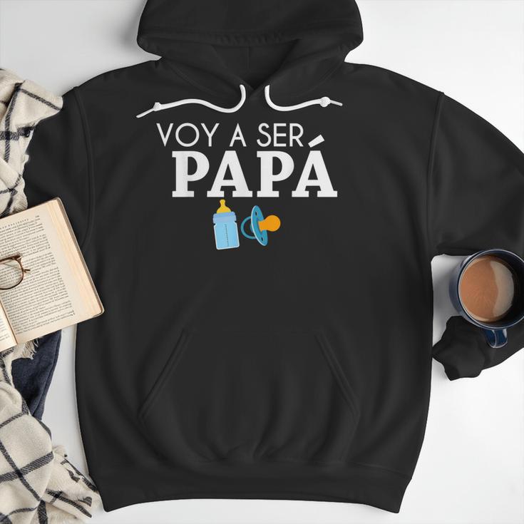 Ser Papa Voy Hacer Papa Voy A Ser Papa Dad To Be In Spanish Men Hoodie