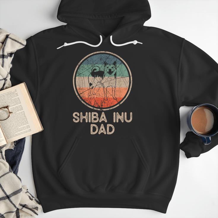 Shiba Inu Dog Vintage Shiba Inu Dad Men Women Men Hoodie