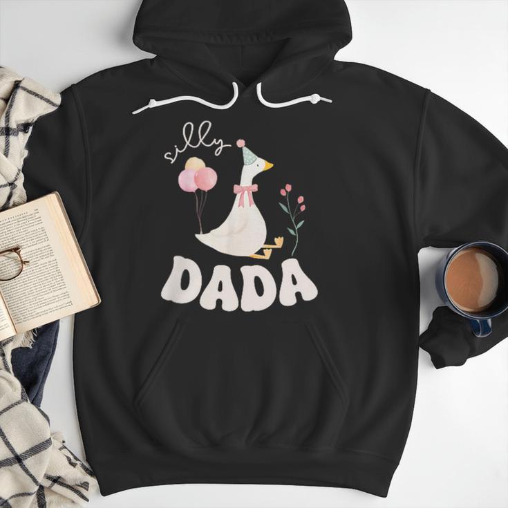 Silly Dada Silly Goose Dad Birthday Family Matching Party Men Hoodie