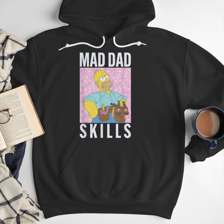 The Simpsons Father's Day Mad Dad Skills Homer Poster Men Hoodie The Simpsons Father's Day Mad Dad Skills Homer Poster Men Hoodie