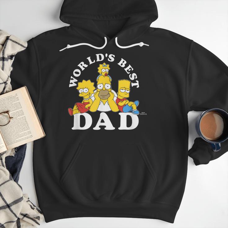 The Simpsons World's Best Dad Father's Day Group V2 Small Men Hoodie