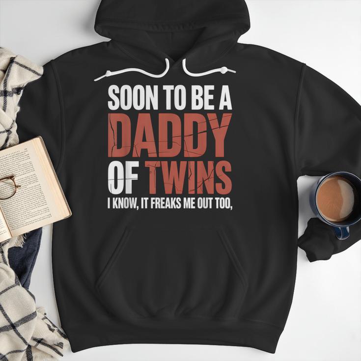 Soon To Be Dad Twins Fatherhood Pregnancy Announcement New D Men Hoodie