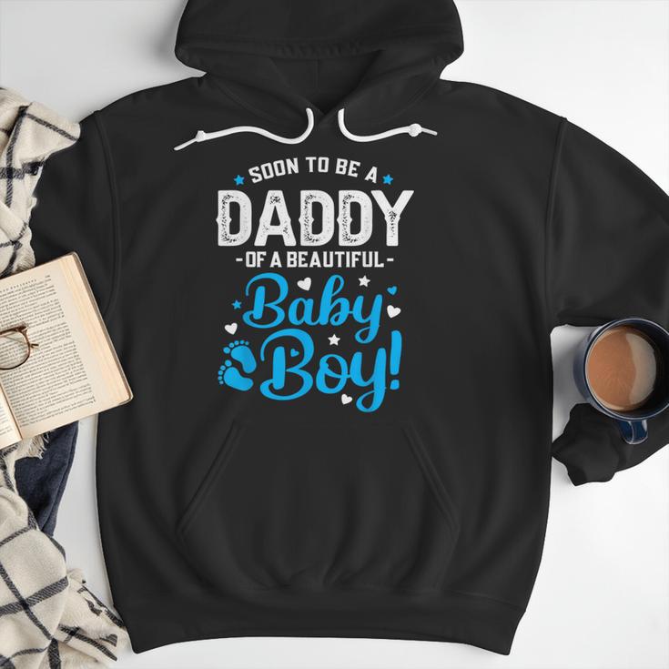 Soon To Be A Daddy Of A Baby Boy New Dad Expecting Father Men Hoodie Soon To Be A Daddy Of A Baby Boy New Dad Expecting Father Men Hoodie