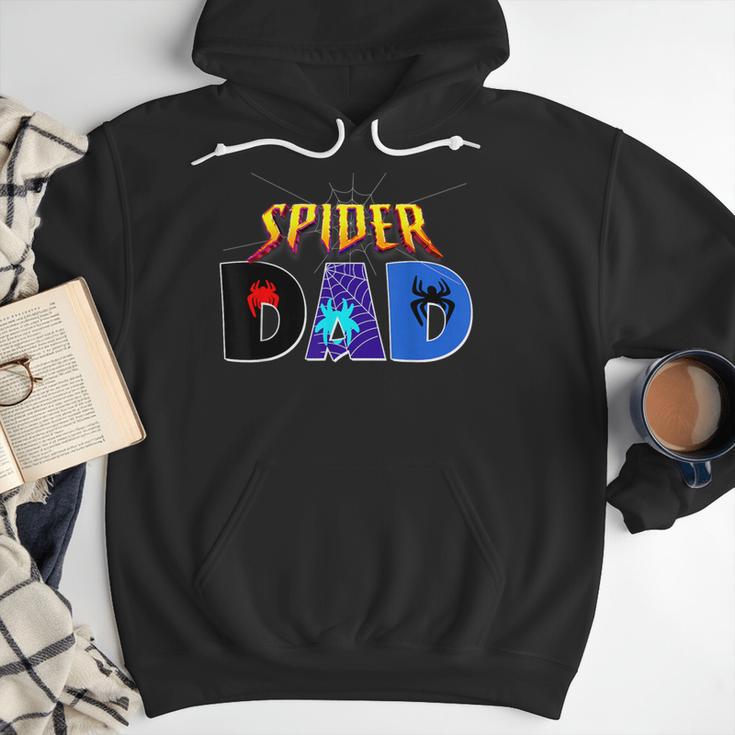 Spider Dad Shirt Birthday Fathers Day Halloween Costumes Pjs Men Hoodie