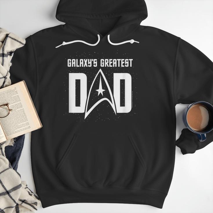 Star Trek Father's Day Galaxy's Greatest Dad Badge Men Hoodie