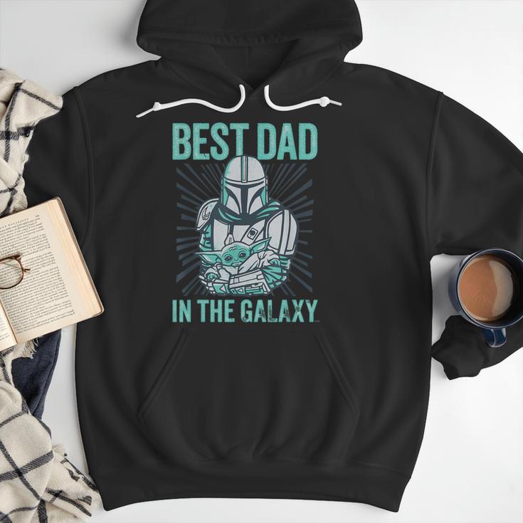 Star Wars The Mandalorian And Grogu Best Dad In The Galaxy Men Hoodie
