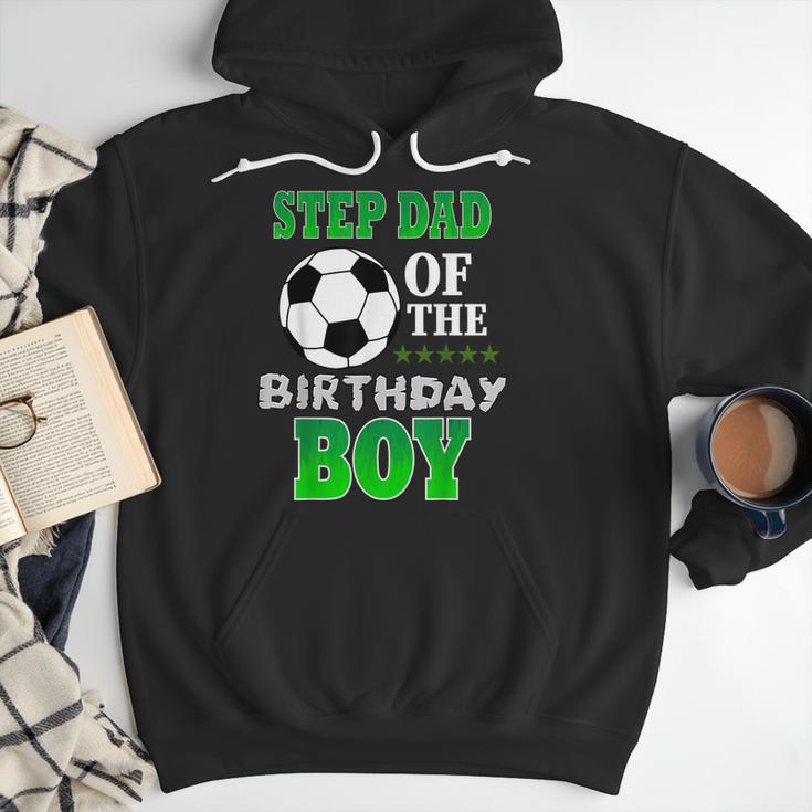 Step Dad Of The Birthday Boy Soccer Stars Outfit Men Hoodie Step Dad Of The Birthday Boy Soccer Stars Outfit Men Hoodie