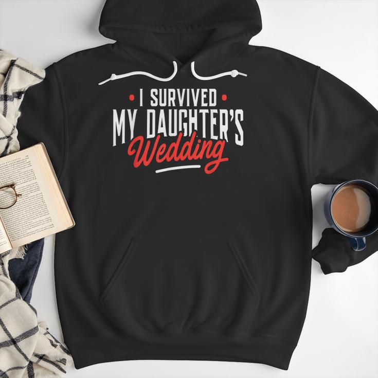 I Survived My Daughter's Wedding Father Of The Bride Dad Men Hoodie I Survived My Daughter's Wedding Father Of The Bride Dad Men Hoodie