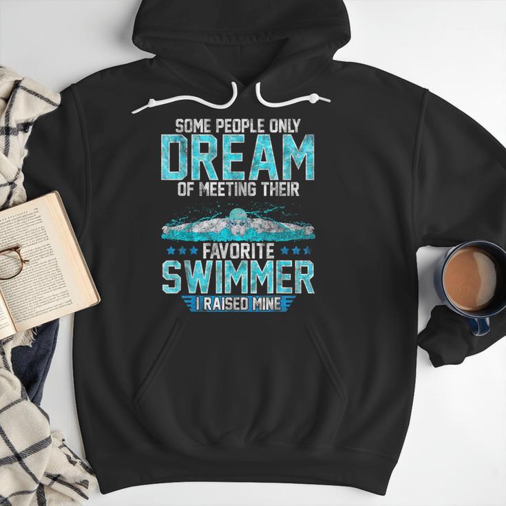 Swimming Parent Swimmer Mom Dad My Favorite Swim Meet Men Hoodie