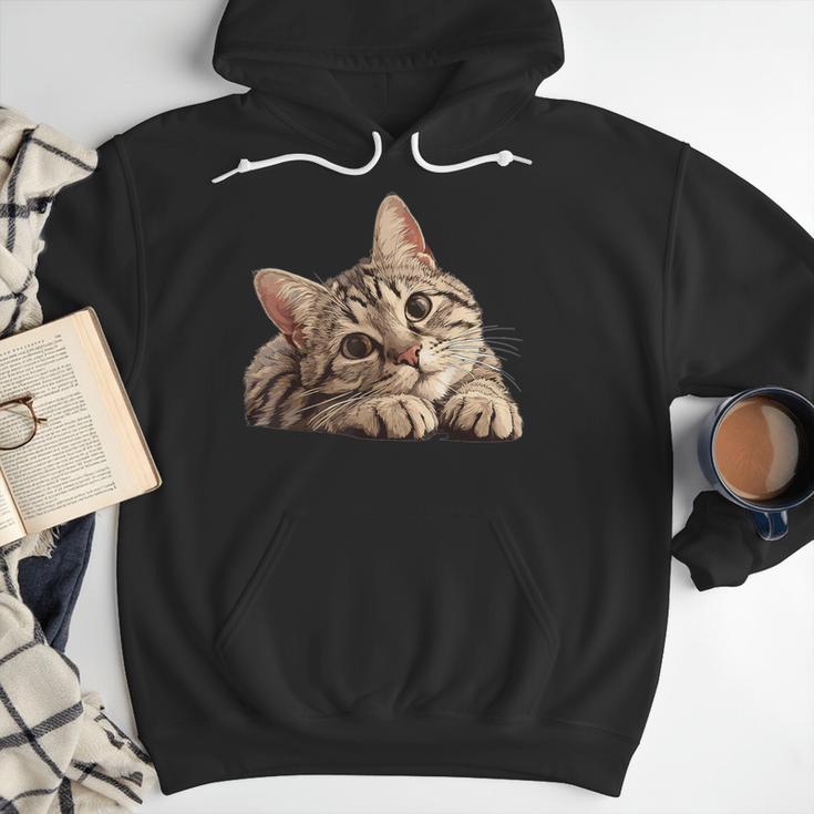Tabby Cat Mom Dad Pet Shop Tabby Cats Kitten Tabby Cat Men Hoodie