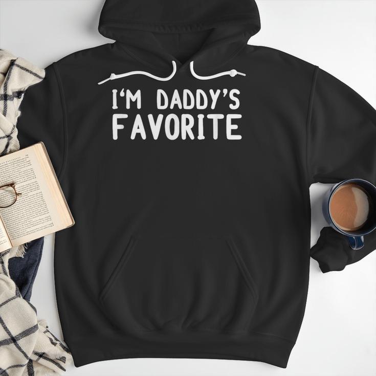 Tee Sarcastic Humor Sibling I'm Daddy's Favorite Men Hoodie
