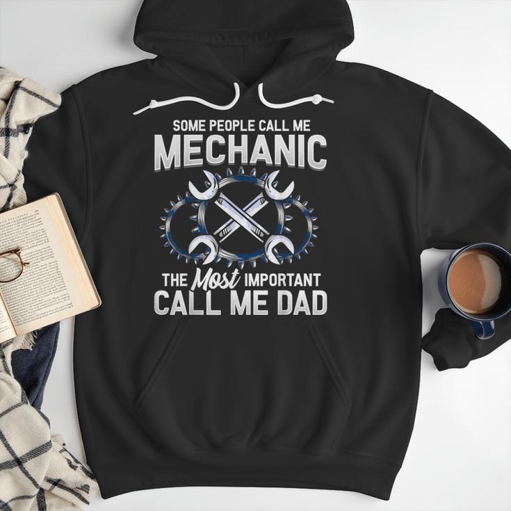 Tee Styley Mechanic Dad Novelty Small Men Hoodie