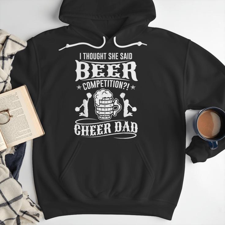 I Thought She Said Beer Competition Cheer Dad Men Hoodie I Thought She Said Beer Competition Cheer Dad Men Hoodie