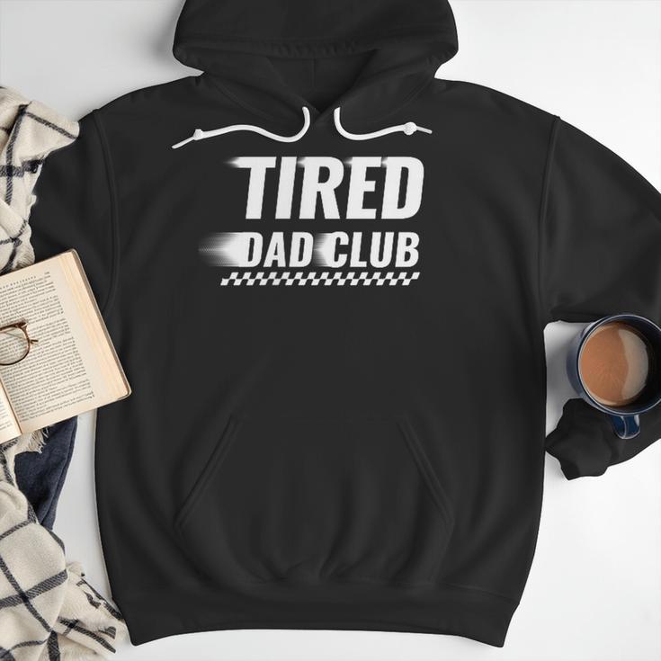Tired Dad Club Maze Track Back 2 Sided Men Hoodie