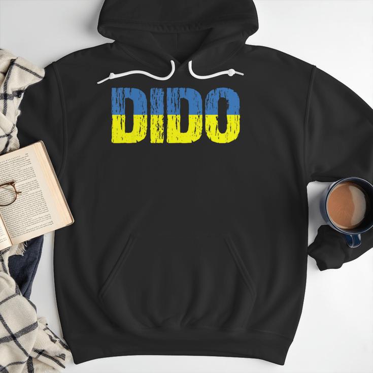 Ukrainian Dido Grandfather Dad Ukraine Flag Distressed Men Hoodie