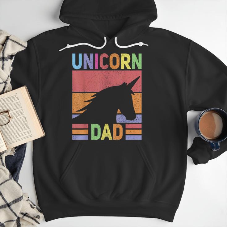 Unicorn Birthday Outfit Dad Unicorn Costume Bday Dad Unicorn Men Hoodie