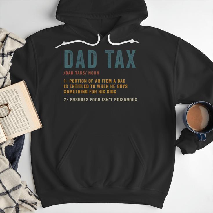 Vintage Dad Tax Definition Men Father's Day Men Hoodie