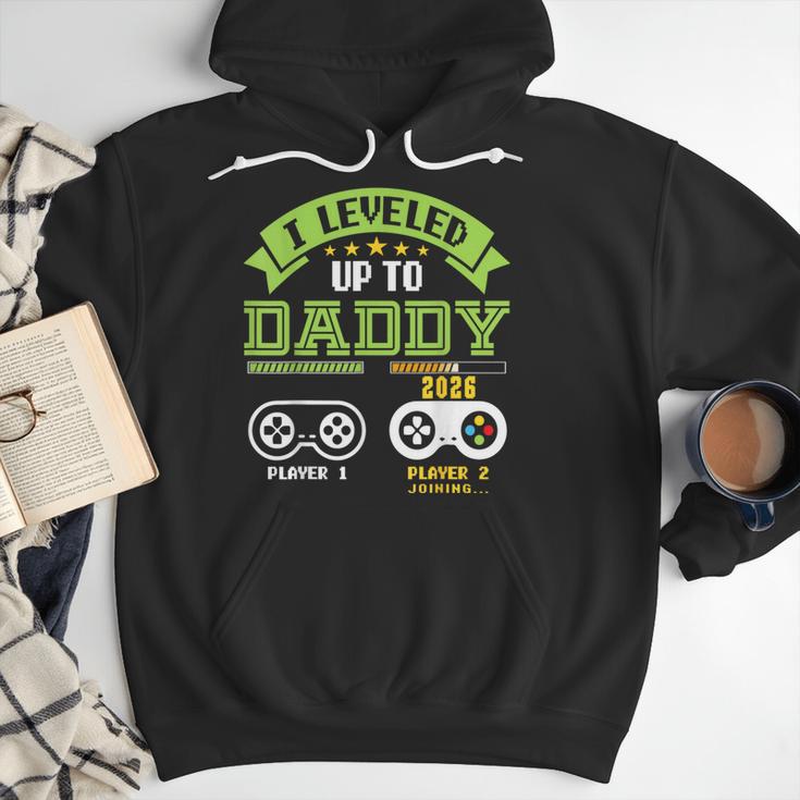 Vintage Leveling Up To Daddy 2026 Soon To Be Dad 2026 Men Hoodie