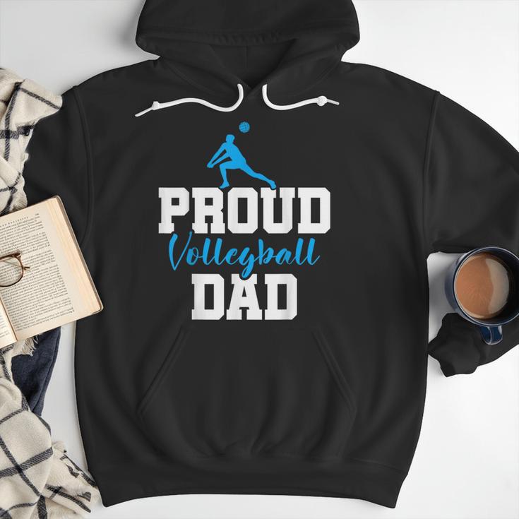 Volleyball Player Team Dad Father Proud Volleyball Dad Men Hoodie