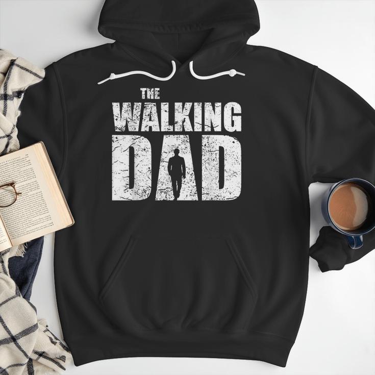 The Walking Dad Father Man Dead Retro Vintage Men Fun Men Hoodie