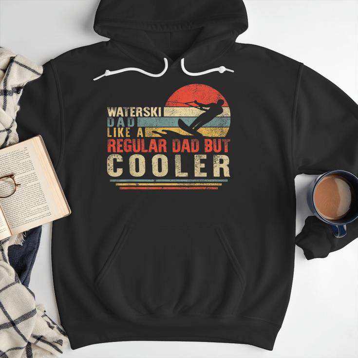 Waterski Dad Fathers Day Ski Lover Dad Water Skiing Rider Men Hoodie