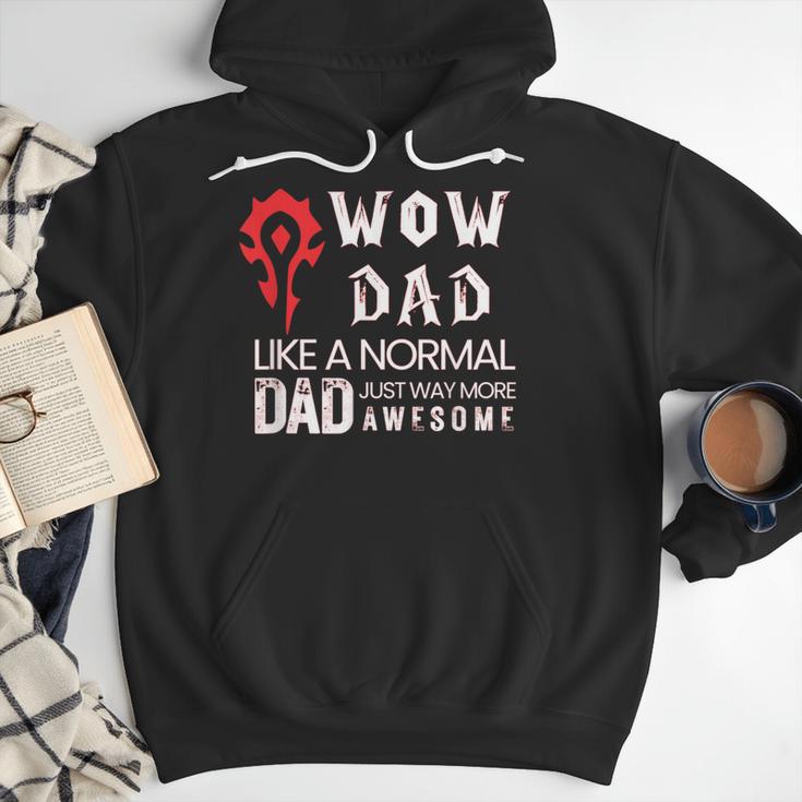 WOW Dad Like a Normal Dad Way More Awesome Tee T-Shirt Men Hoodie