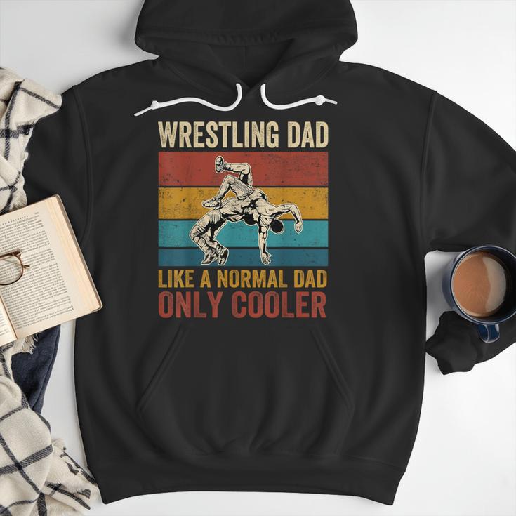 Wrestling Dad Like A Normal Dad Only Cooler Father's Day Men Hoodie