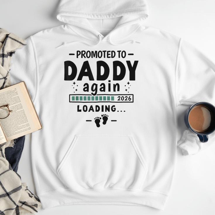 2nd Baby Announcement For Dad Promoted To Daddy Again 2026 Men Hoodie