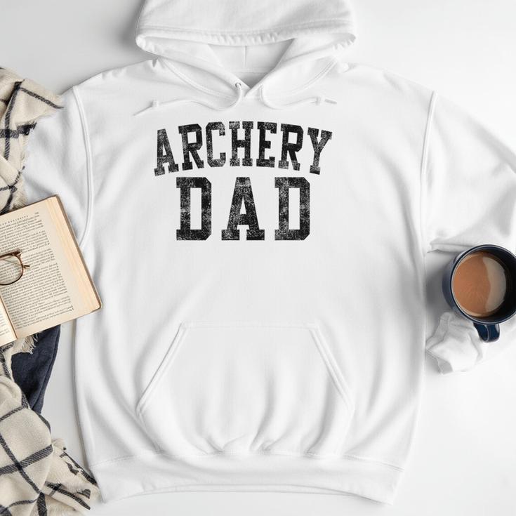 Archery Dad Birthday Classic Bold Font Archery Daddy Men Hoodie