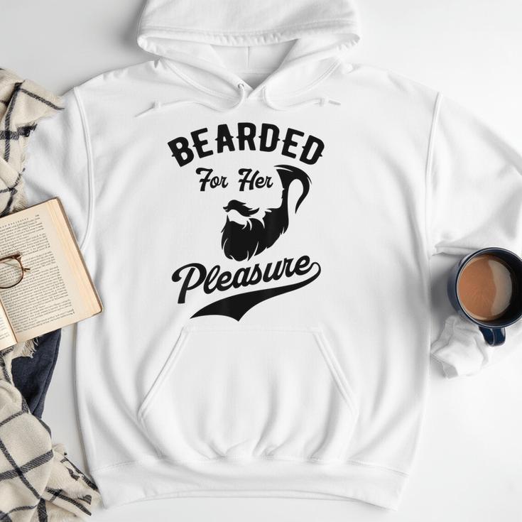Bearded For Her Pleasure Bearded Dad Father Men Hoodie Bearded For Her Pleasure Bearded Dad Father Men Hoodie