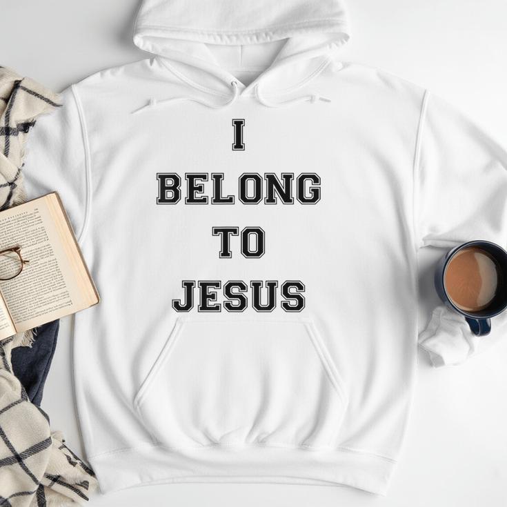 I Belong To Jesus Christian Gym Apparel Christian Dad Men Hoodie
