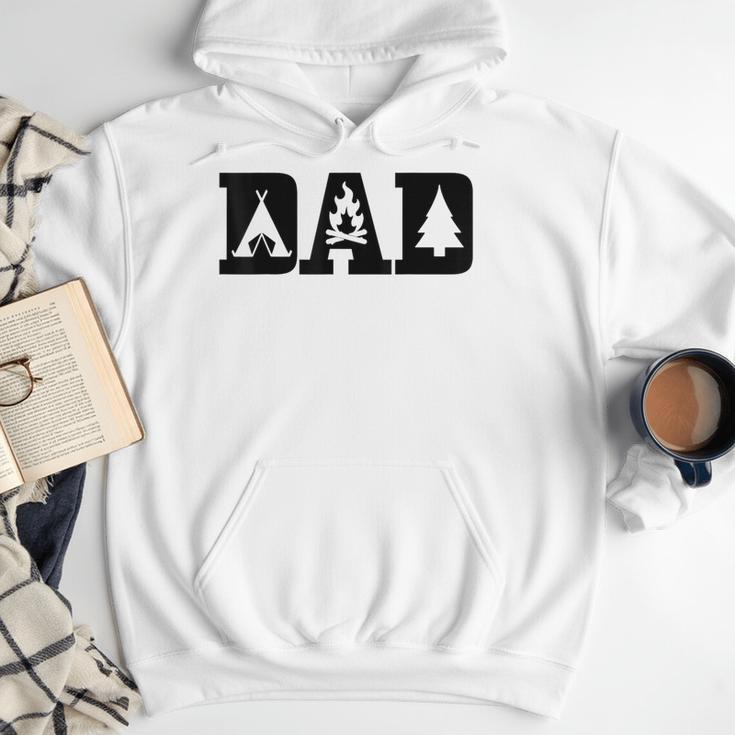 Camping Dad Father's Day Outdoor Bushcraft Camper Men Hoodie