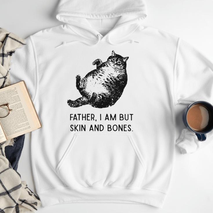 Cat Father I Am But Skin And Bones Cat Dad Meme Humor Men Hoodie Cat Father I Am But Skin And Bones Cat Dad Meme Humor Men Hoodie