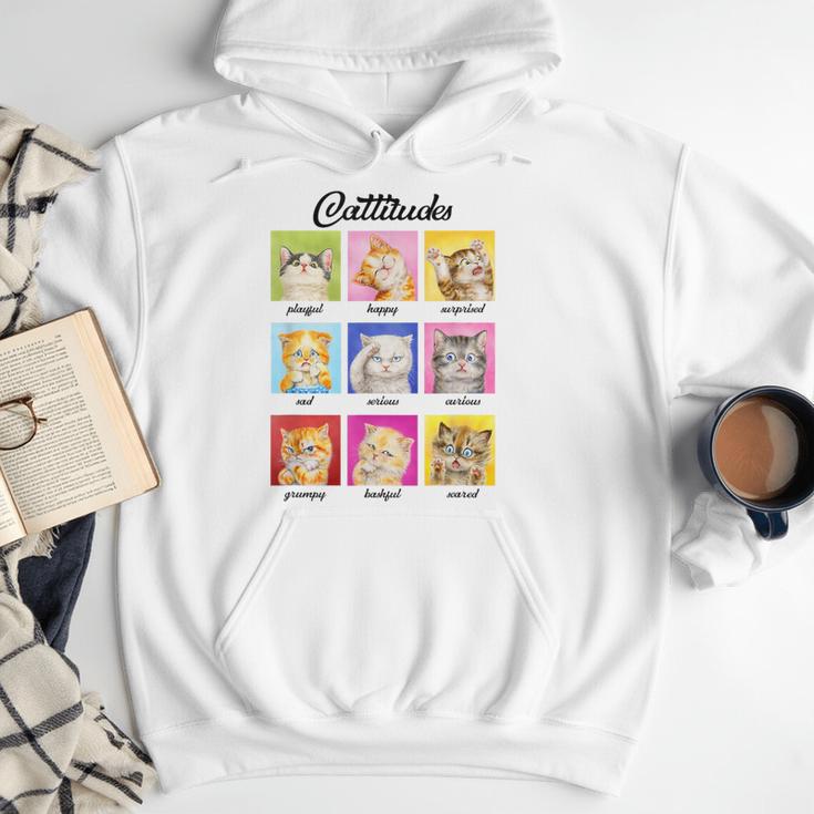 Cat Lover Cat Mom Cat Dad Crazy Cat Lady Cattitudes Men Hoodie