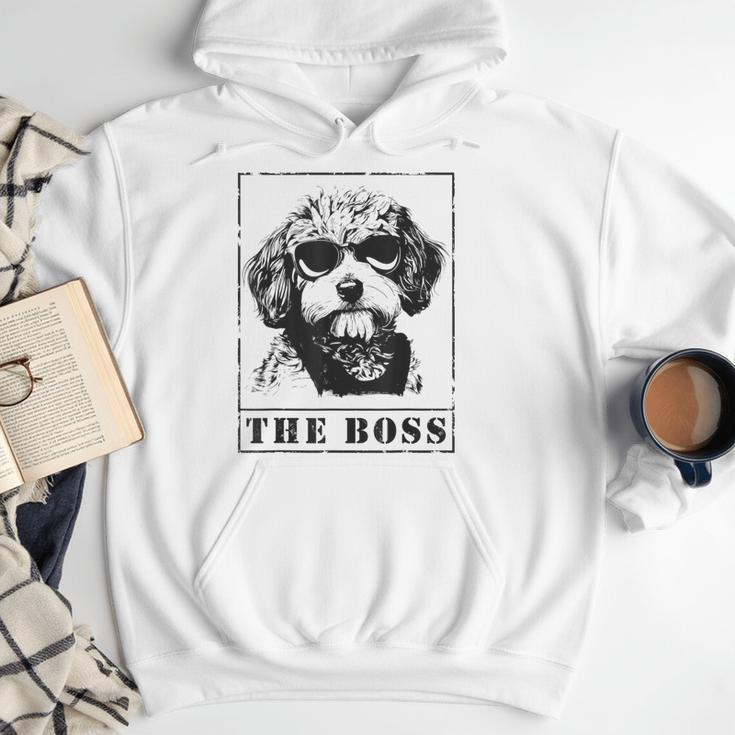 The Cavapoo Boss Mom Dad Dog Lover Men Hoodie The Cavapoo Boss Mom Dad Dog Lover Men Hoodie