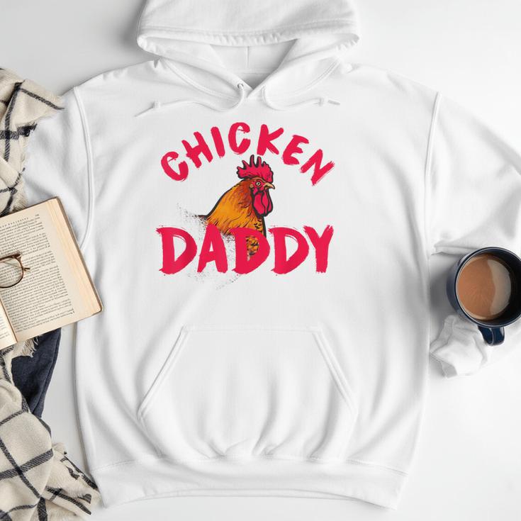 Chicken Dad Rooster Daddy Farmer Men Hoodie