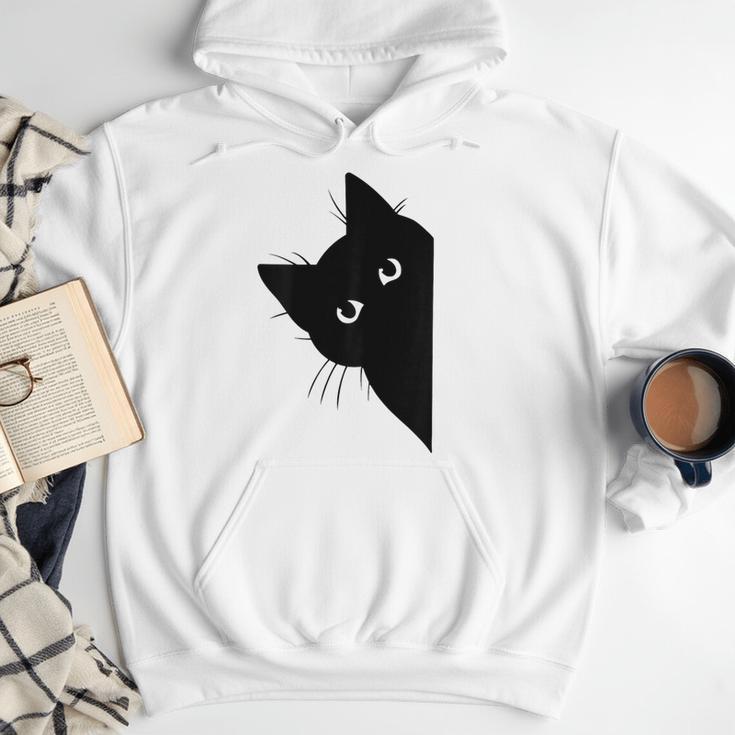 Curious Cat Peeking Sneaky Cat Cat Mom Cat Dad Men Hoodie Curious Cat Peeking Sneaky Cat Cat Mom Cat Dad Men Hoodie