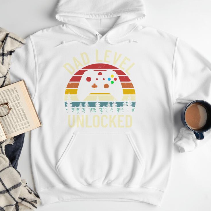 Cute Vintage Dad Level Unlocked Funny Gamer New Daddy Father Men Hoodie Cute Vintage Dad Level Unlocked Funny Gamer New Daddy Father Men Hoodie