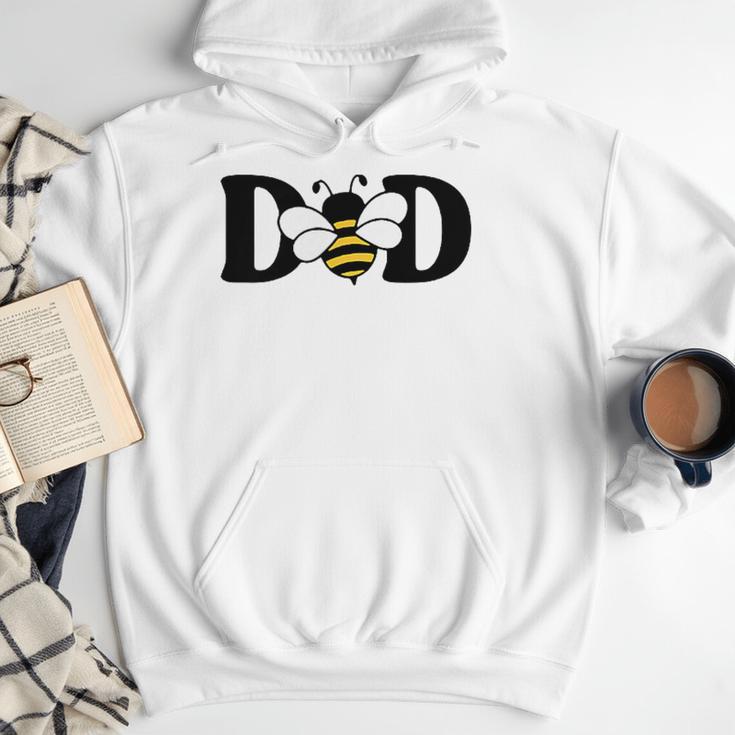 Dad Bee Cute Beekeeping 1st Birthday Matching Family Dada Men Hoodie