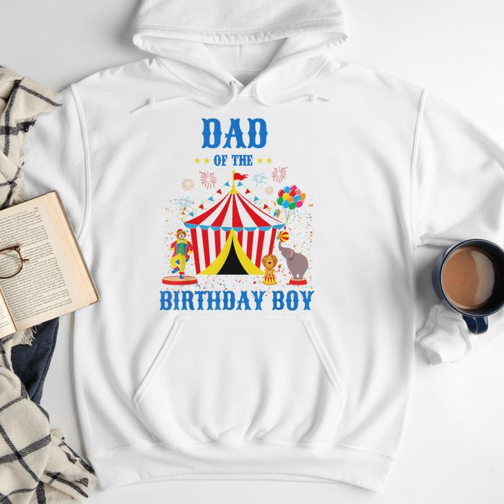 Dad Of The Birthday Boy Circus Ringmaster Party Birthday Men Hoodie