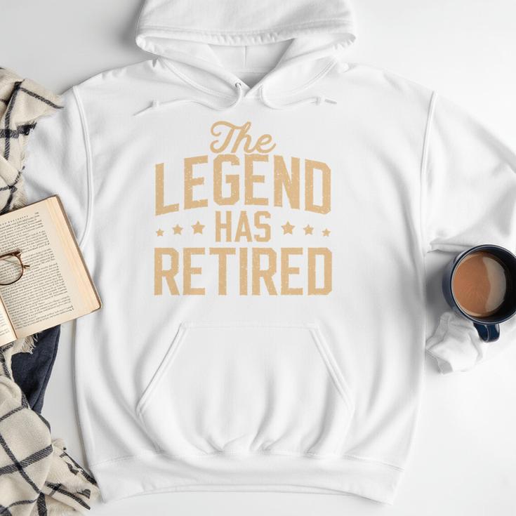Dad Grandpa Retirement The Legend Has Retired 2026 Men Men Hoodie