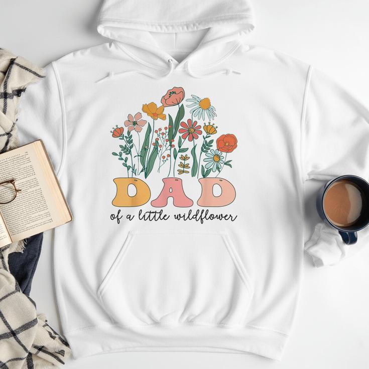 Dad Of The Little Wildflower Birthday Party Baby Shower Men Hoodie