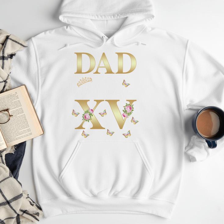 Dad Of The Miss Quince XV Birthday Mexican Quinceanera Men Hoodie