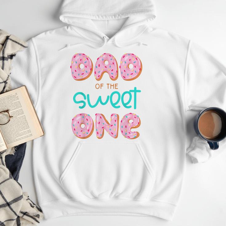 Dad Sweet One 1st First Birthday Matching Family Donut Men Hoodie